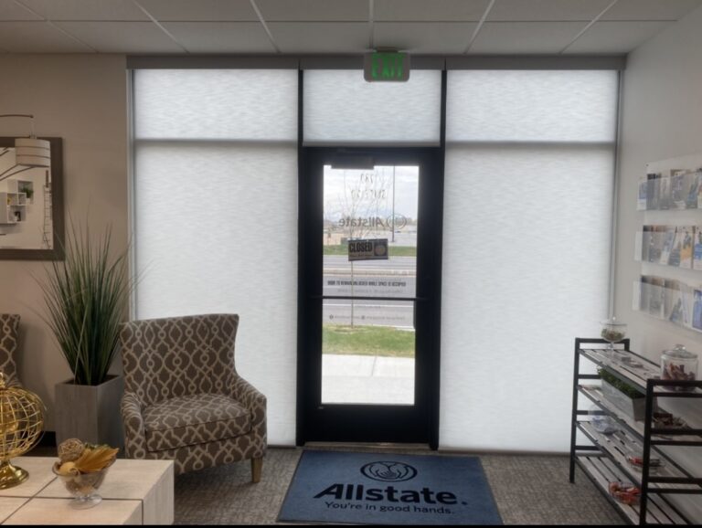 Roller Shades In Business Enterance